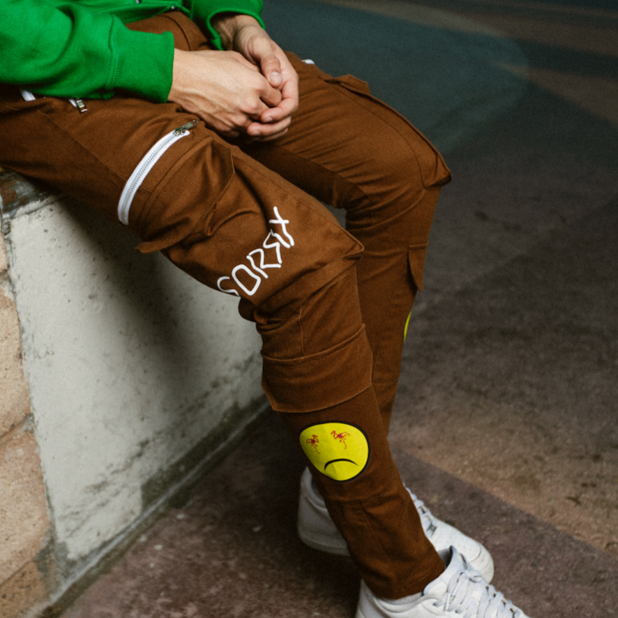 Zipper Pocket Cargo Pants