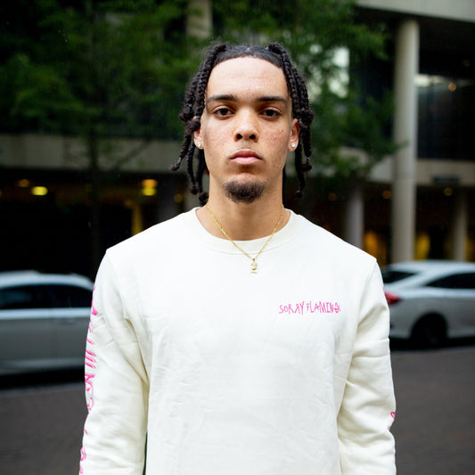 Cursive Graphic Crewneck