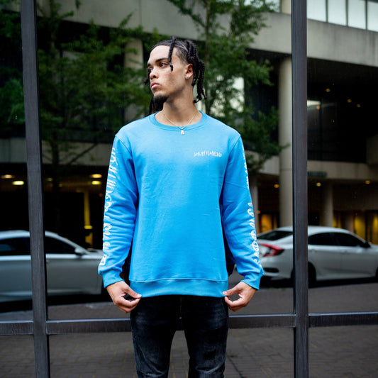 Cursive Graphic Crewneck