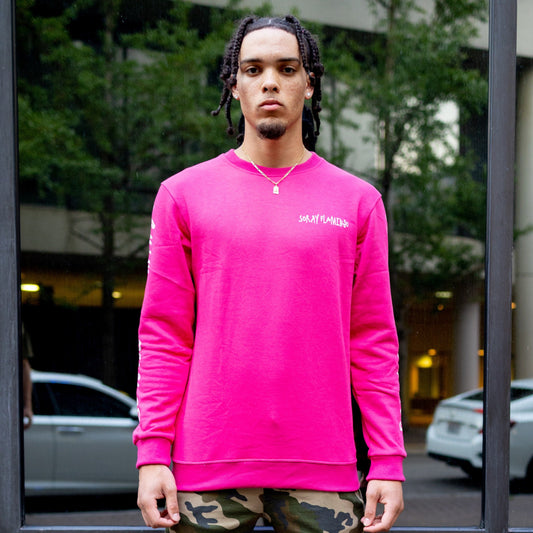 Cursive Graphic Crewneck